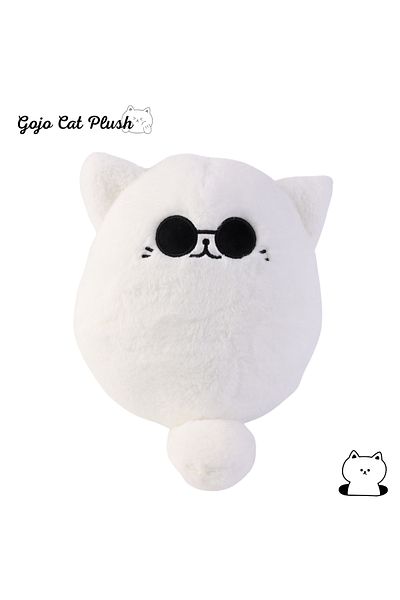 Choice 30cm Soft Gojo Cat Plush Pillow Hot Anime Sunglasses White Cat Plushies Toys Stuffed Animals Doll...