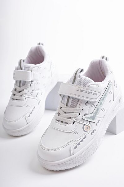 McDark Children's White Children's School and Daily Shoes