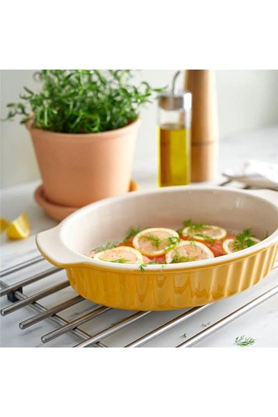 IKEA Light Yellow Poetisk Oven Dish - 32X21 cm 20584256