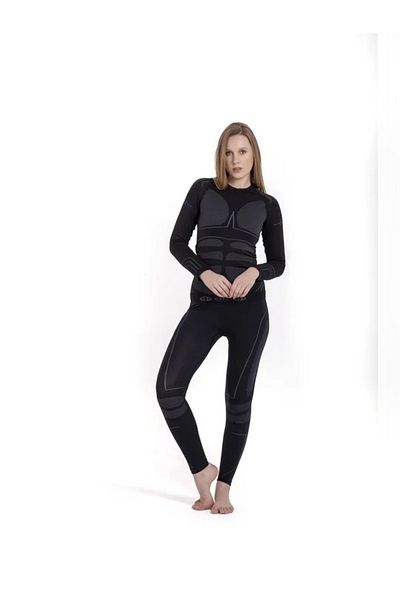OIL COMPANY Sport de iarnă unisex - Lenjerie termică fără cusături pentru schior motociclist, protetic UV - III. Nivel Pro