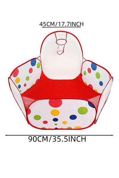 Choice 90cm Children's Ocean Ball Pool With Basketball Basket Play Tent Playhouse With Basketball Hoop For