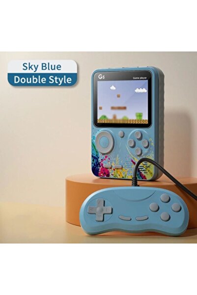 JOYTECH G5 Game Box Mini Taşınabilir Oyun Konsolu 500 Oyunlu Gamepad mini el ...