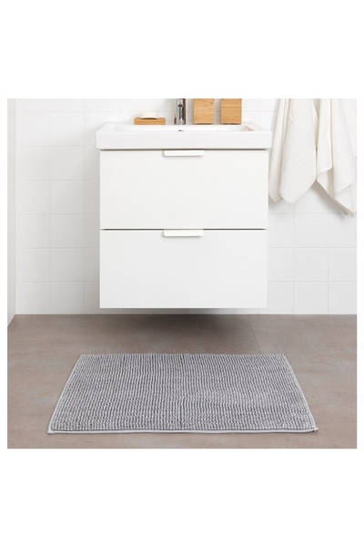 IKEA 50x80 Cm Grey-White Toftbo Bath Mat