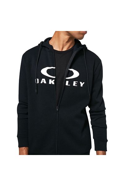 Oakley Men's Sweatshirt Bark Fz Hoodie 2.0 Black Men's Sweatshirt Foa402598