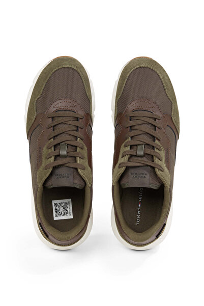 Tommy Hilfiger Süet Logolu Sneaker Ayakkabı Erkek AYAKKABI FM0FM05218 RBN