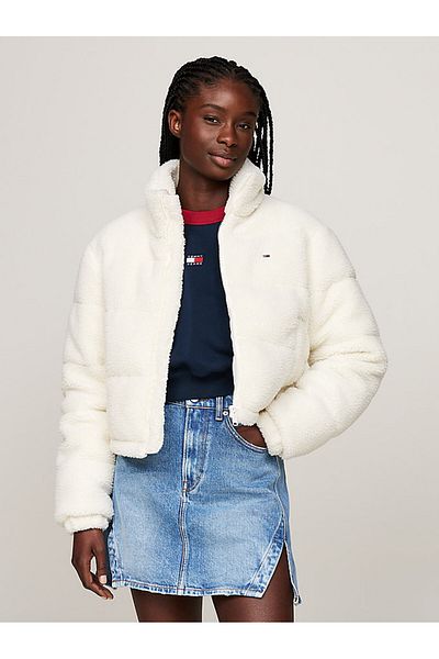 Tommy Hilfiger Tjw Crp Teddy Essential Puffer – pohodlný strih
