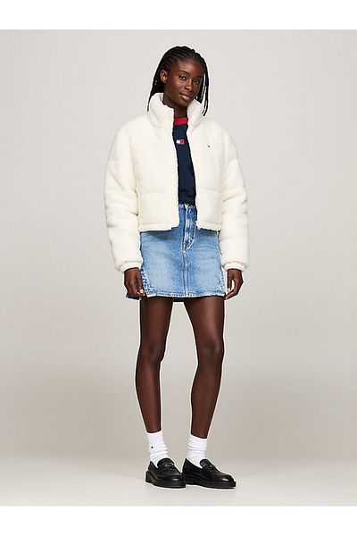 Tommy Hilfiger Tjw Crp Teddy Essential Puffer – pohodlný strih