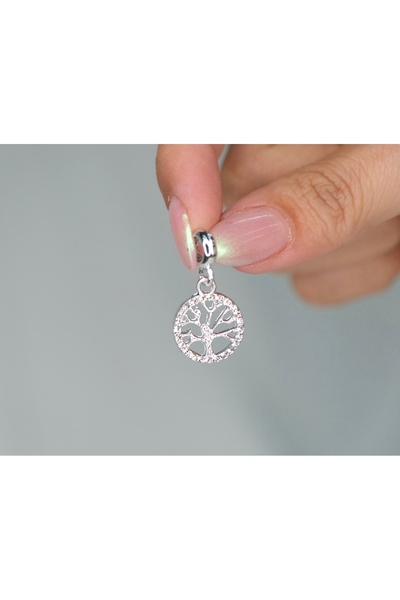 CYB STUDİO Tree of Life Stainless Steel Charm