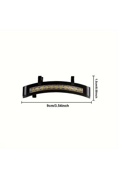 Choice Black 1pc Black Super Bright Led Headlamp Clip On Cap Hat Torch For Outdoor Fishing Camping Hunting