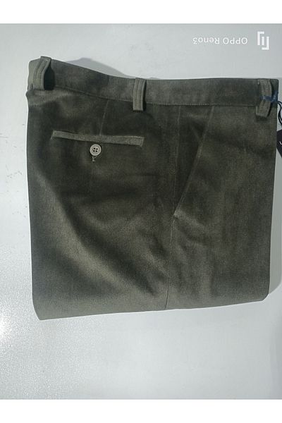 LAMPART بنطلون مخملي كلاسيكي