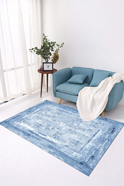 Viyana Home Dijital Kaymaz Taban Yıkanabilir Sade Akrilik Model Yolluk Mutfak Salon Halısı