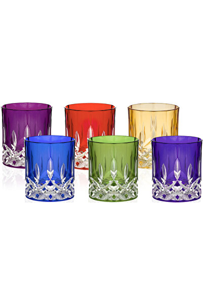 Decorium كريستالين 200 مل زجاج ويسكي زجاجي 6 ألوان - 9- 01010021