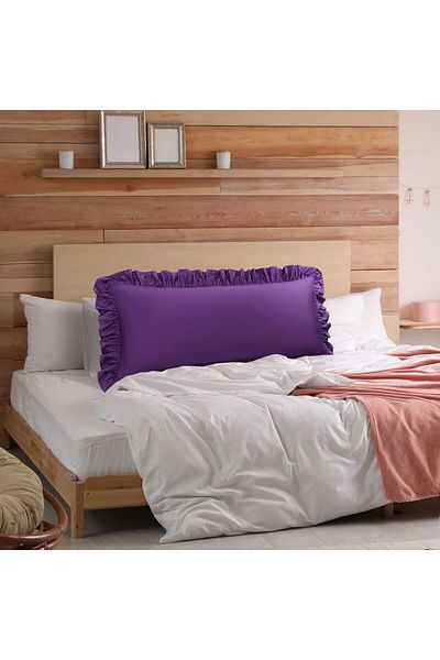 Tinybabyconcept 50x135 Cm Perna Lungă De Sarcină Bumbac Natural - Husă cu Volane