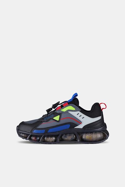 Vicco Lucio Air Sole Boy's Black Sneakers