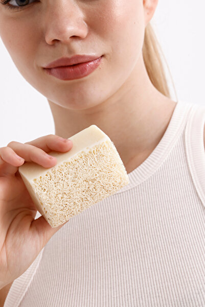 LET'SCRUB Doğal Kabak Lifli Keçi Sütlü Sabun - Shea Yağı İle Zenginleştirilmiş Nem Bombası 130 GR