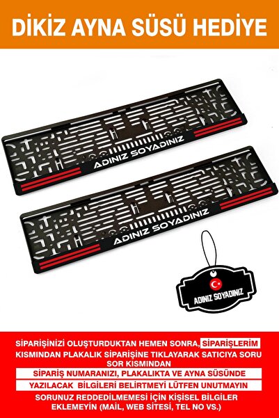 plakalık atölyesi Isme Özel Plakalık Çiz 2 Dikiz Ayna Süsü Hediye