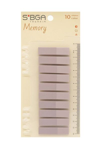 sibga tasarım Colorful Transparent Dusty Rose Postit - Bookmark Sticker Note Paper