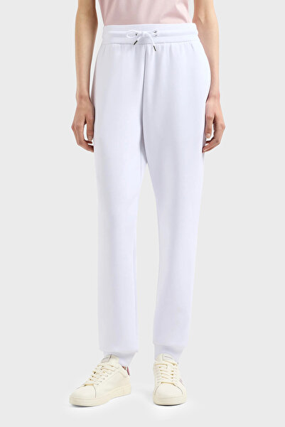 Emporio Armani Stretch Cotton Embroidered Comfort Fit High Waist Pants Pants Ew 000200   Af1000