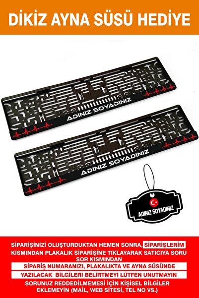 plakalık atölyesi Isme Özel Plakalık Çiz 4 Dikiz Ayna Süsü Hediyeli
