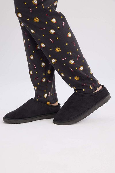 DeFacto Dfc - Men's Flat Sole Slip on House Slippers