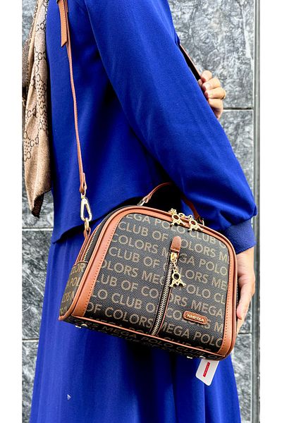 MEGA ÇANTA Geantă de umăr și crossbody pentru femei Mega Polo, cu 4 compartimente