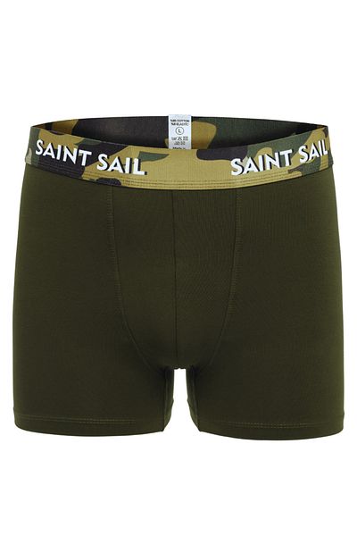 Saint Sail Ανδρικά μποξεράκια δώρου Βαμβακερά άνετα με εμπριμέ σχέδια