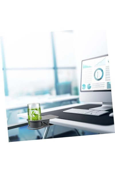 Doori Good Quality Desk Edge Mug Holder Table Side Cup Mug Holder Desk Organizer Cup Holder