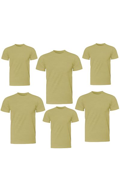 DOĞAN ASKERİ MALZEME Military Green 6-Piece Undershirt & Karacı Soldier Undershirt 6 Pieces