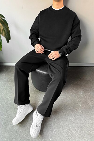 Flaw Wear Basic oversized Μαύρο Φούτερ