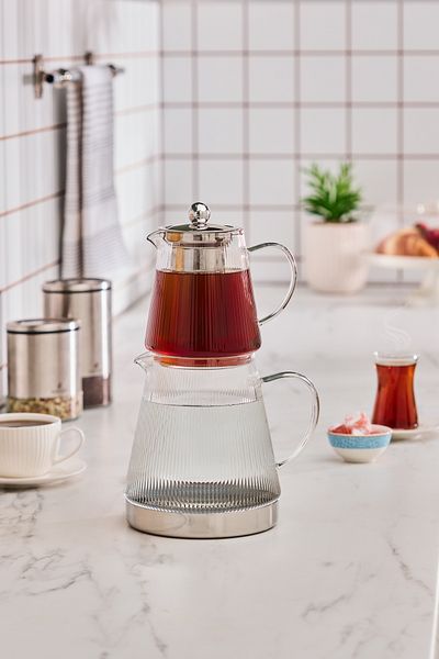 Karaca XL Glass Teapot with Induction Base
