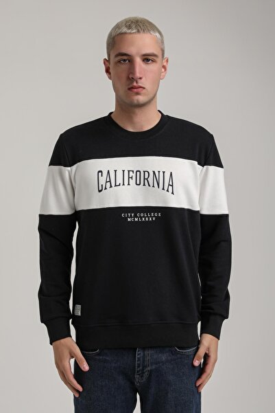 NEW WORLD POLO Crew Neck Navy Slim Fit Sweatshirt 24Fwm60203