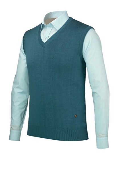 Çizgi Triko Чоловічий светр з V-подібним вирізом 4241H BGL-ST04030