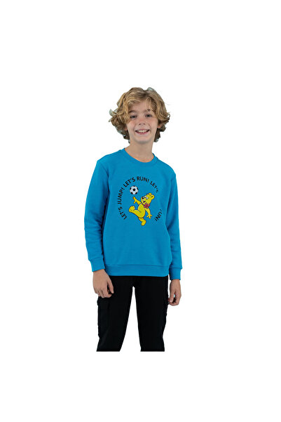 Haribo Boy's Blue Sweatshirt Boy's Sweatshirt Hrbtxt305-Trq