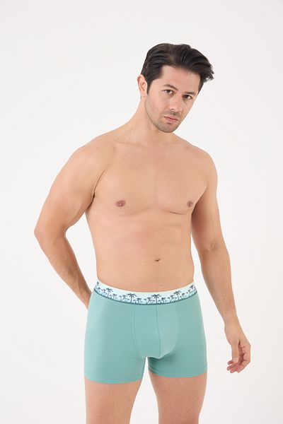 Saint Sail Cotton Lycra Flexible Fabric Printed Colorful Patterned Set of 3 Men's Boxers