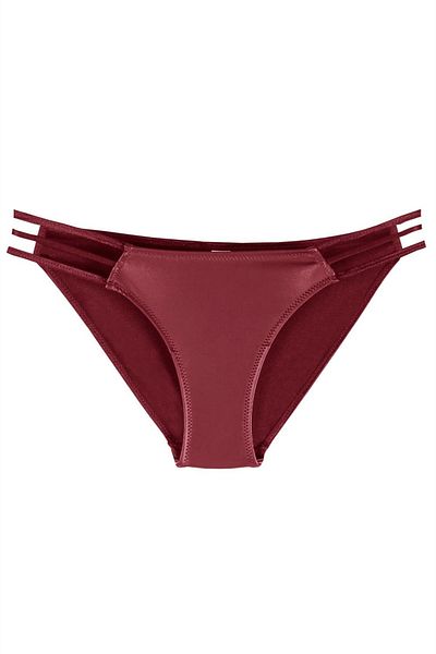 Magic Form 259 Γυναικείο Claret Red Δερμάτινο Ύφασμα Κανονικό Σλιπ με Δύο Κλωστές
