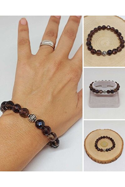 Yasamtohumu Браслет Sirius серії з димчастого кварцу 10 мм, унісекс (52934)