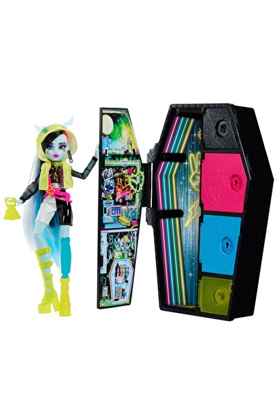 Barbie Monster High Gizemli Arkadaşlar Neon 3. Seri Frankie Stein HNF79