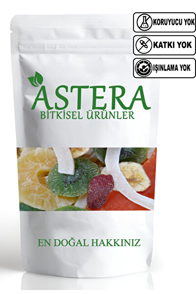 ASTERA 500 جرام فواكه مجففة مشكلة - مانجو كيوي فراولة جوز هند موز أناناس