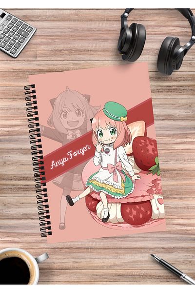 Home Spy X Family Spiral Notebook
