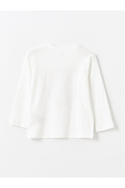 LC Waikiki Lcw Kids Crew Neck Long Sleeve Printed Baby Boy T-Shirt and Pants 2-Piece Set