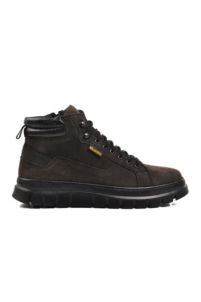Bulldozer 250115 Anthracite Nubuck Γνήσιο Δερμάτινο Ανδρικές Μπότες