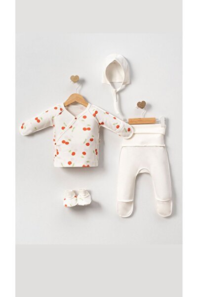 yukobaby bebeğiniz için en doğalı KIZ BEBEK KİRAZLI TERS DİLİŞLİ 5'Lİ YENİDOĞ...