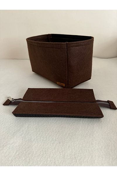 Keçelove B. Heur Tote Bag - Zipper Bag, Organizer Inside