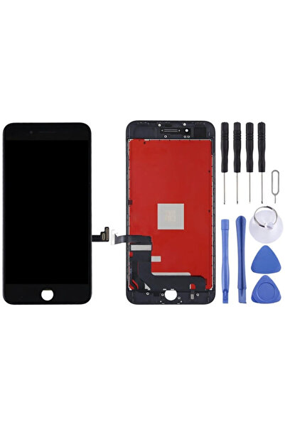 ERCTECH İPHONE 7 PLUS YÜKSEK KALİTE SİYAH EKRAN DOKUNMATİK + TAMİR SETİ