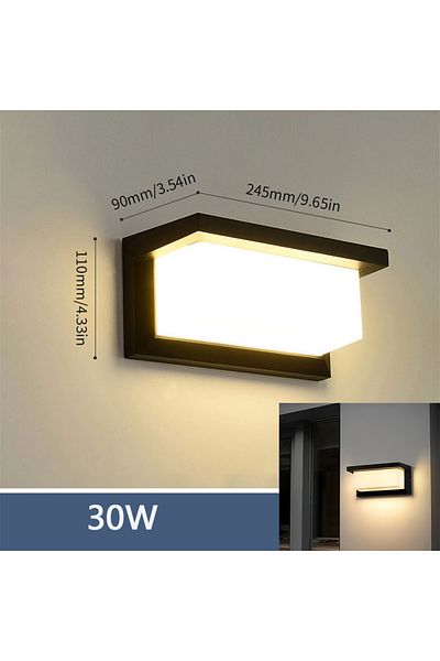 Choice Warm White Model A 30W No Sensor Led Outdoor Wall Light Waterproof IP66 Motion Sensor Led Outdoor Li