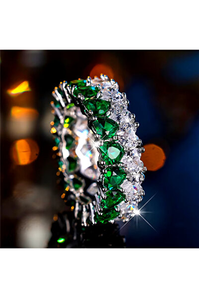 begüm jewelery KALP TAŞLI TASARIM  YÜZÜK