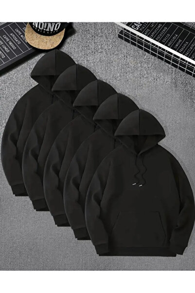 JUDGE 5 li toptan avantajlı satış sweatshirt kapüşonlu basic oversize