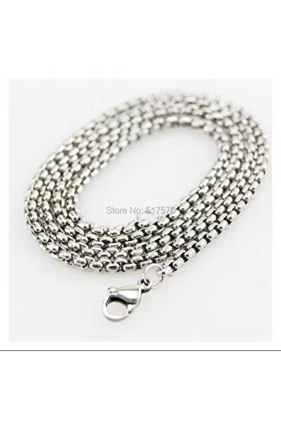 derokas Üst Düzey Kalite Çelik Arnavut Zincir Kolye Ünisex