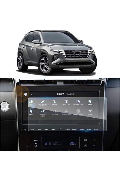 PiyasaSepeti Hyundai Tucson 2021 - 10.25 Inch Nano Film Multimedia Screen Protector