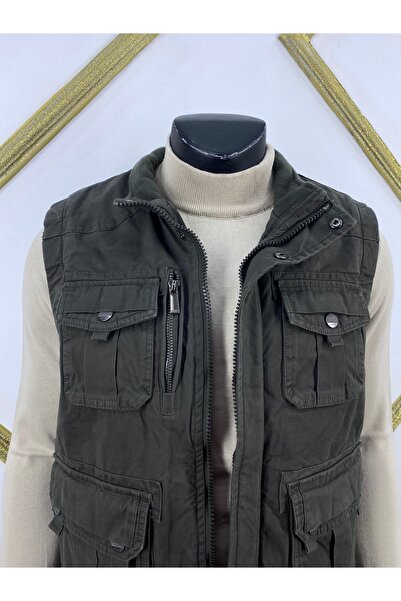 Sadık Collection Динамо Багатокишене мисливське жилетка з хутром всередині 4100